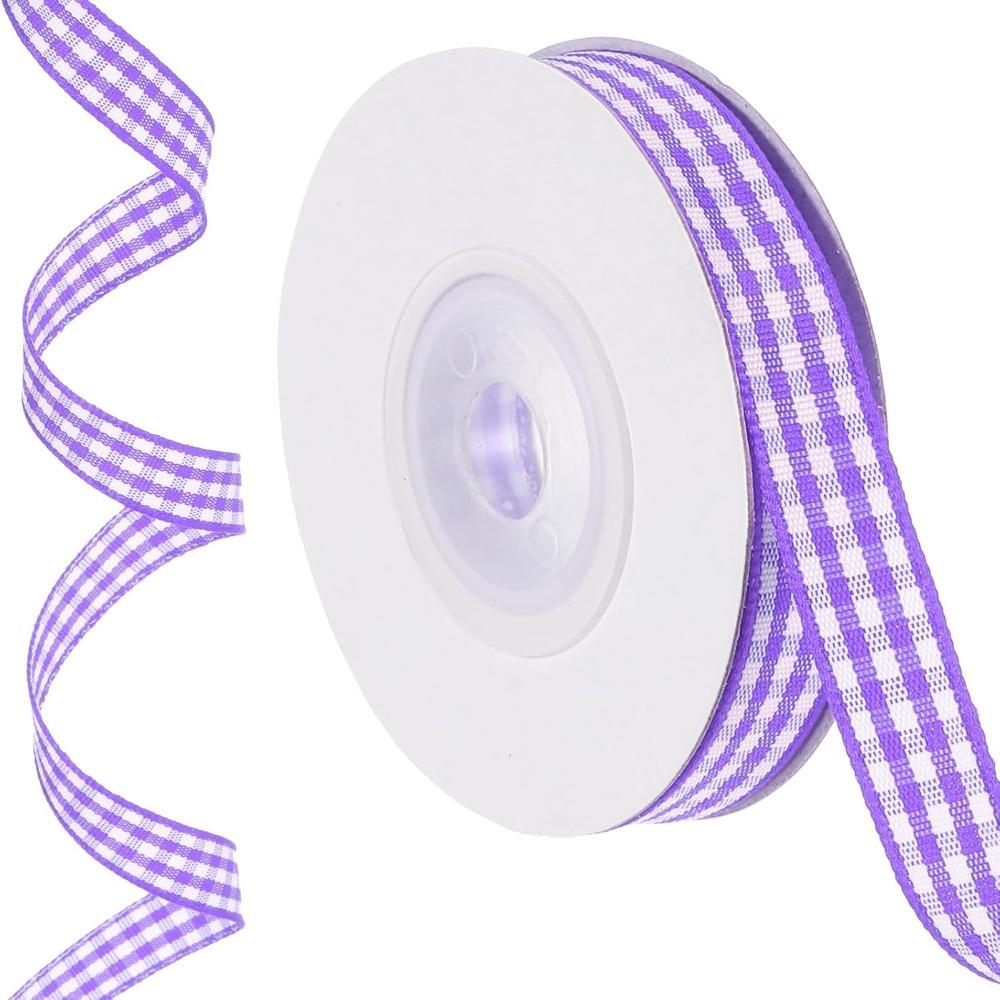 2CM Plaid Ribbon 50 Yard Korean Ribbons Creative Roll of Satin Ribbon Party Decoration