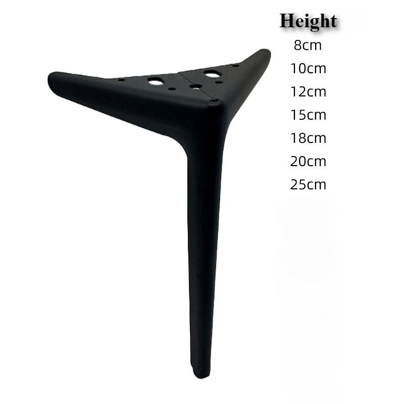 8cm/10cm/20cm/25cm Ferramenta per Mobili in Metallo Gamba per Divano Gamba per Mobile Gamba per Tavolino da Caffè Gamba per Mobile TV Gamba per Mobile da Ingresso Supporto Gamba per Letto