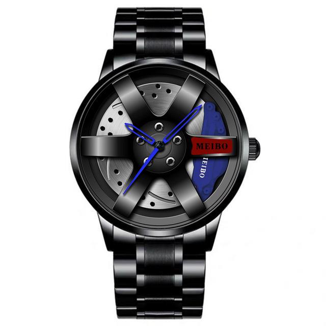 Fully Automatic Non-Mechanical Watch Men S Car Wheel Hub Quartz Watch Trend Student Watch
