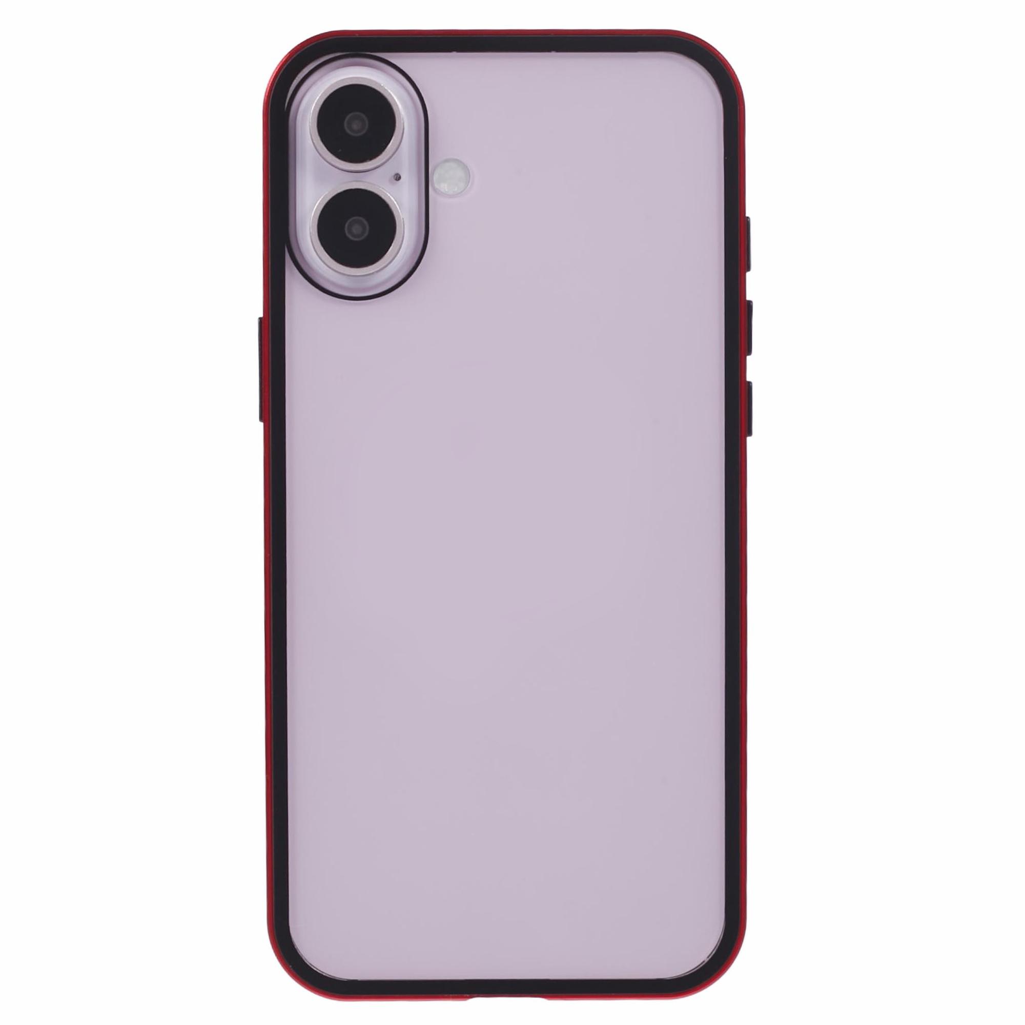 

For iPhone 16 Case Magnetic Full Protection Clear Phone Cover Silver