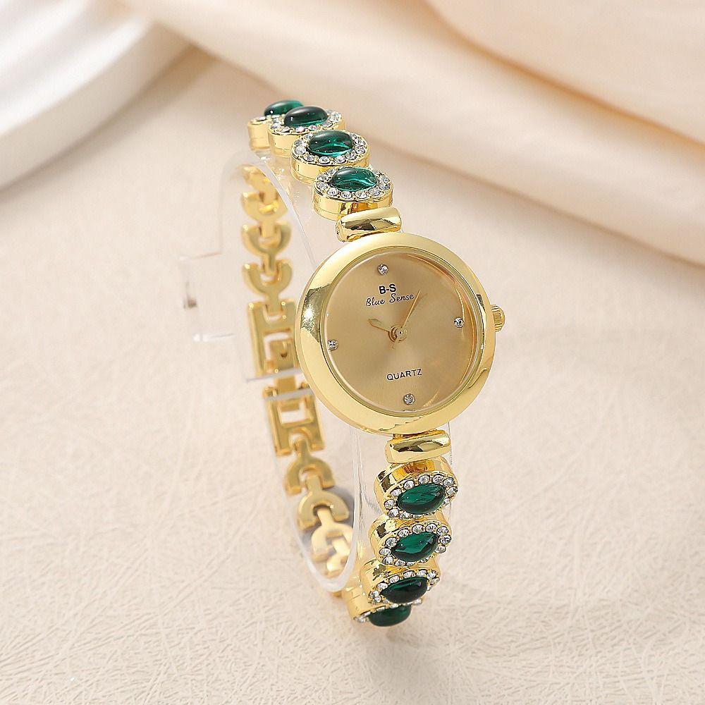Bracelet Type Ladies Business Watches Elegant Quartz Wristwatch Women  Bracelet Watch  Daily Use
