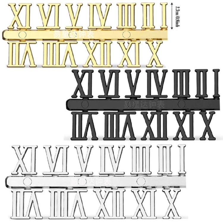 Clock Numerals 3CM Clock Number, Arabic Number Roman Numerals Clock Part Suitable for Home and School Use