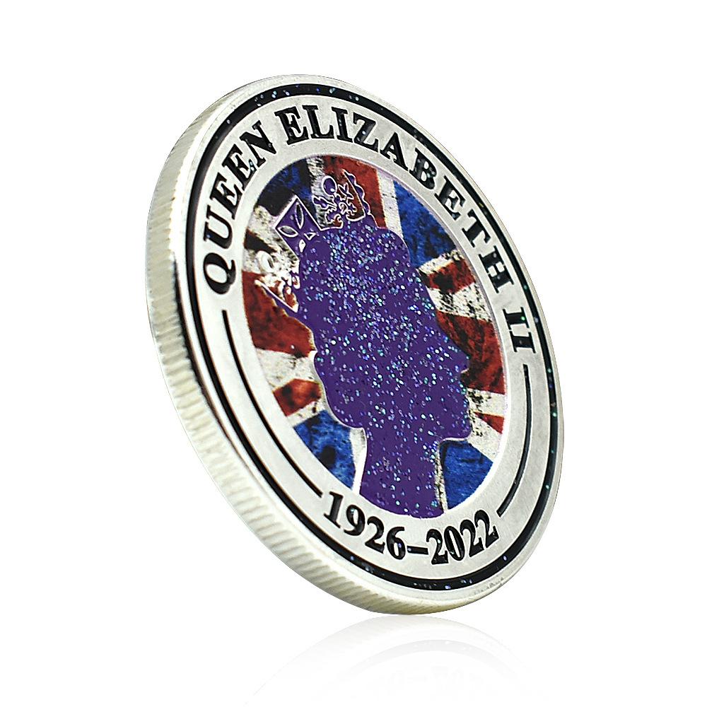 Reine d'Australie, Pièces de la Reine Elizabeth II, 1926-2022, Emblème de l'Angleterre, Médaille Métallique