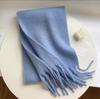 Autumn and winter new Maillard imitation cashmere plaid scarf women's winter senior sense versatile shawl thickened warm scarf