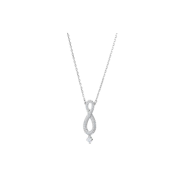 Swarovski Infinity Eternal Love Series Y Necklace Women necklace White 5537966 Box (Random Color)