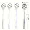 Stainless Steel Cat Claw Cookie Scoop Hollow Design Coffee Dessert Mixing Spoon Cake Dessert Spoon Kitchen Baking Gadgets