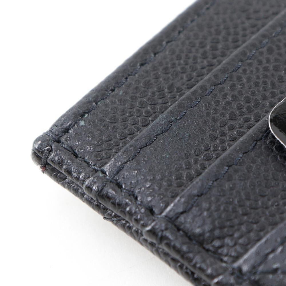 CHANEL Matelasse Card Case AP3595 Gold Hardware COCO Mark black/Cabin skin Women Used