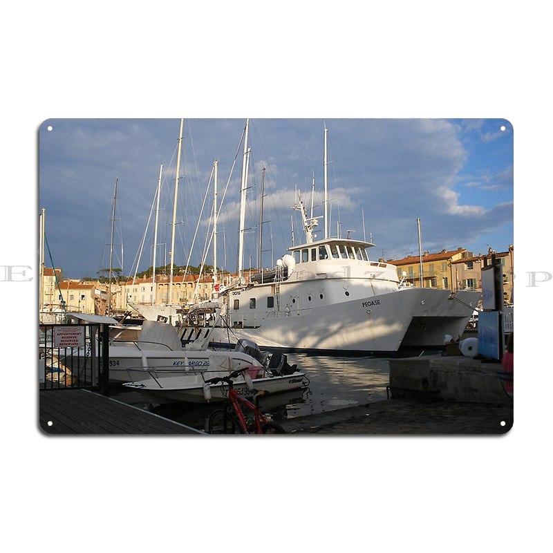 

La Ciotat Shipyard industrial view Roberta Split Harbour Twylight Metal Plaque Mural Wall Decor Kitchen Designs Tin Sign Poster 20x30cm（7.8x11.8inch）
