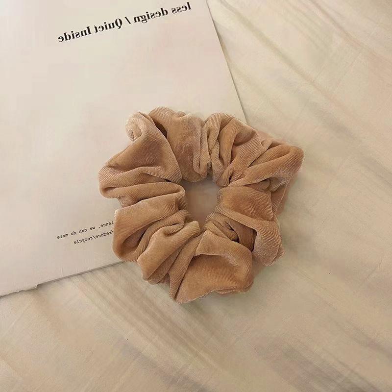 High-End Korean Velvet Scrunchies: Stylish Retro Elastic Hair Ties