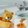 Folding Tower Floating Shower Toy Finger Puppet Stacking Boat Toys Baby Bath Toys  Beach Bathtub