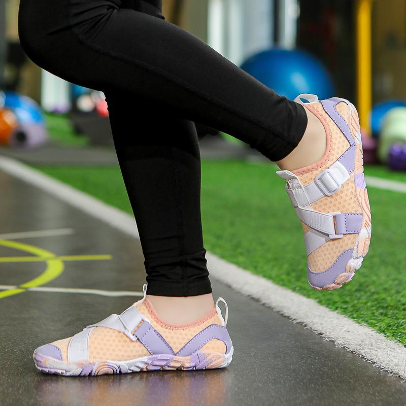 Barfußschuhe Eltern-Kind-Schuhe Mädchen Freizeitschuhe Wanderschuhe Wasserschuhe Wassersport Schuhe atmungsaktives Netz