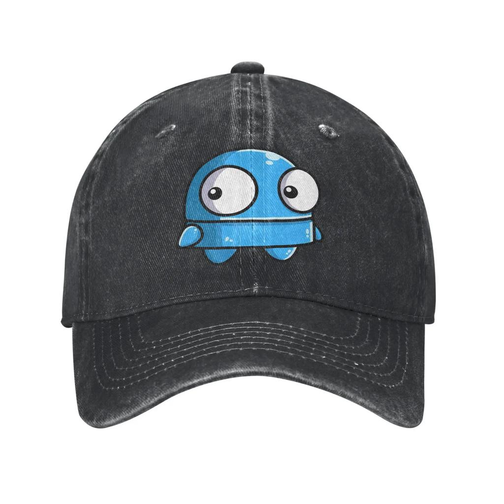 R.E.P.O. Vintage. Jogos de Terror de Robôs Figura de Anime Bonés Unisex Headwear de Jeans Desgastado Bonés de Presente do Jogo REPO Chapéu