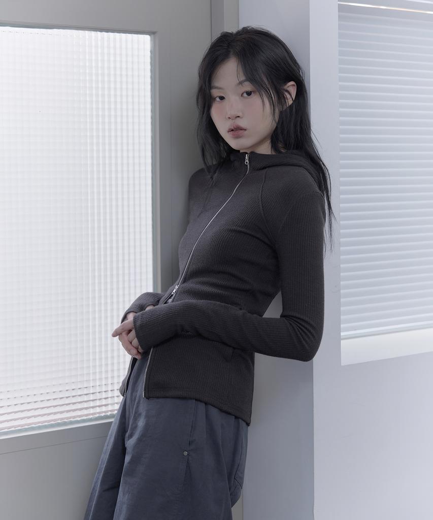 Haveawhale Reißverschluss-Strickjacke (Br)