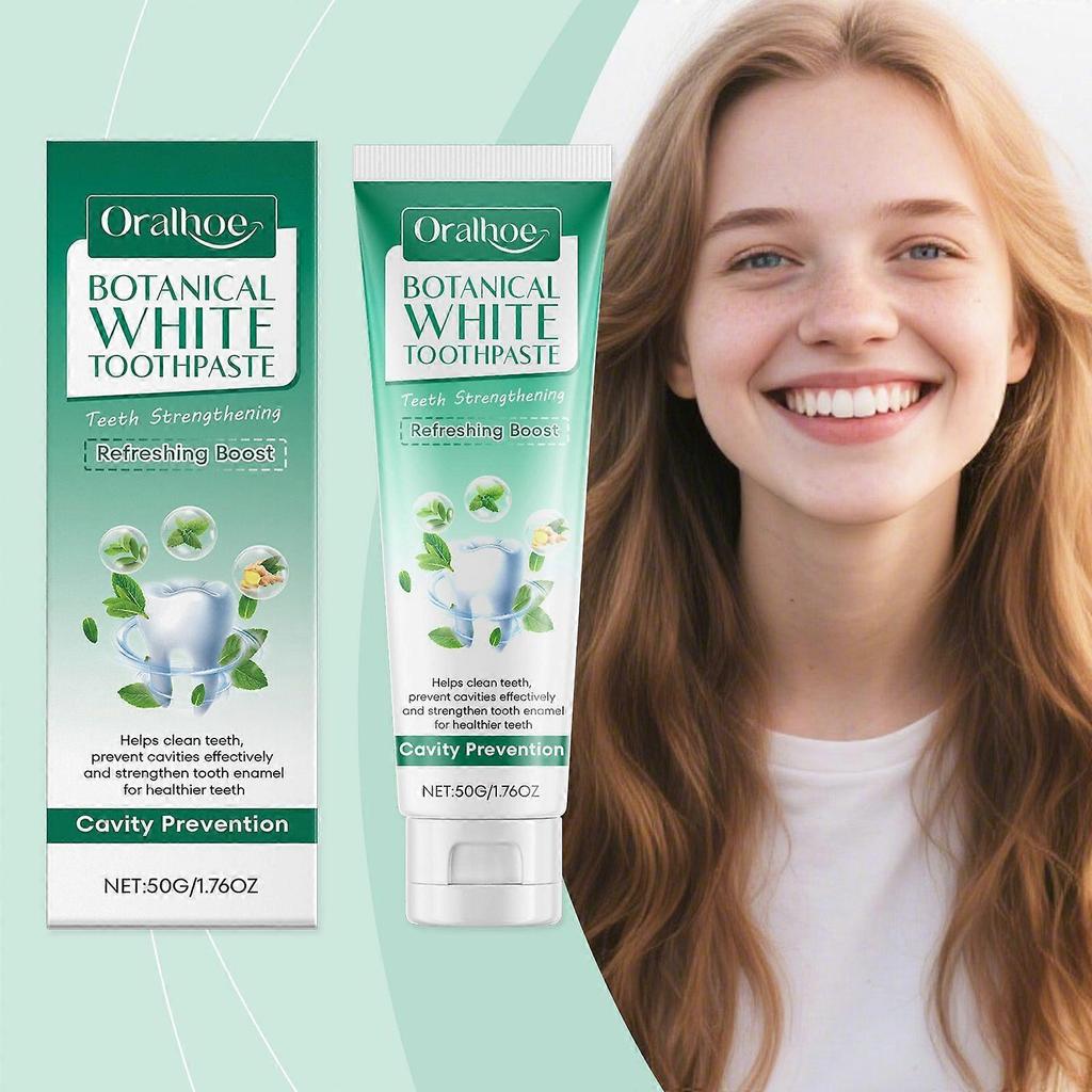 Peppermint Herbal Toothpaste For Daily Gentle Oral Cleaning, Caring For Teeth, Freshening Breath And Protecting Gums