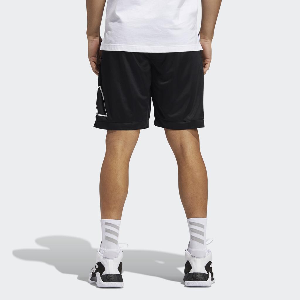Adidas Big Logo Basketball Shorts Men Bottoms Black GT3018