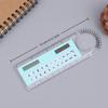 New 10cm Ruler Calculator Solar Card Mini Calculation Student Arithmetic Multifunctional Calculator Computer Digital Caliper