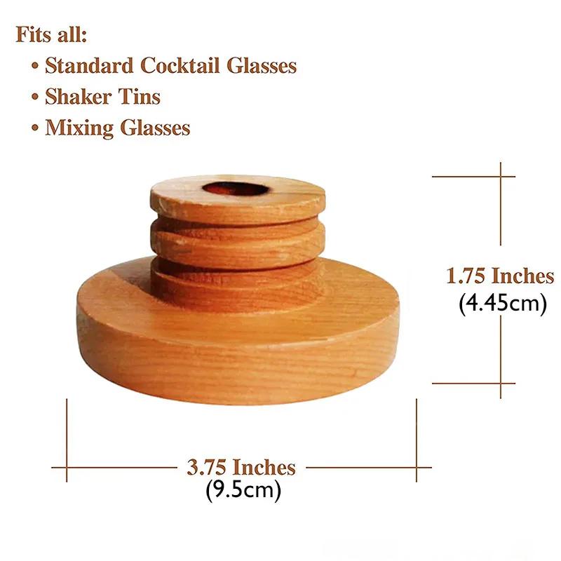 Kit de ahumador de cócteles Campana de madera ahumada para Bourbon Whiskey Old Fashioned Bebida Ahumador Accesorios de cocina para bar