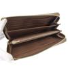 Wallet Long Wallet Outlet with Zipper Strap Leather C4452 CE705 CF218 WOOD [Coach] Women's (KHAKI×RED MULTI2/Beige) [Item]