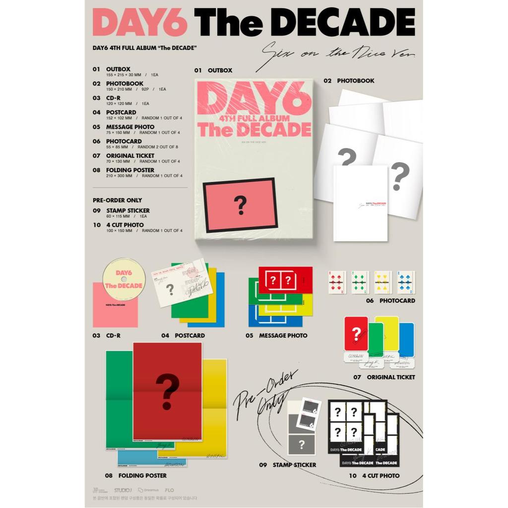 DAY6 The DECADE / 4th Full Album