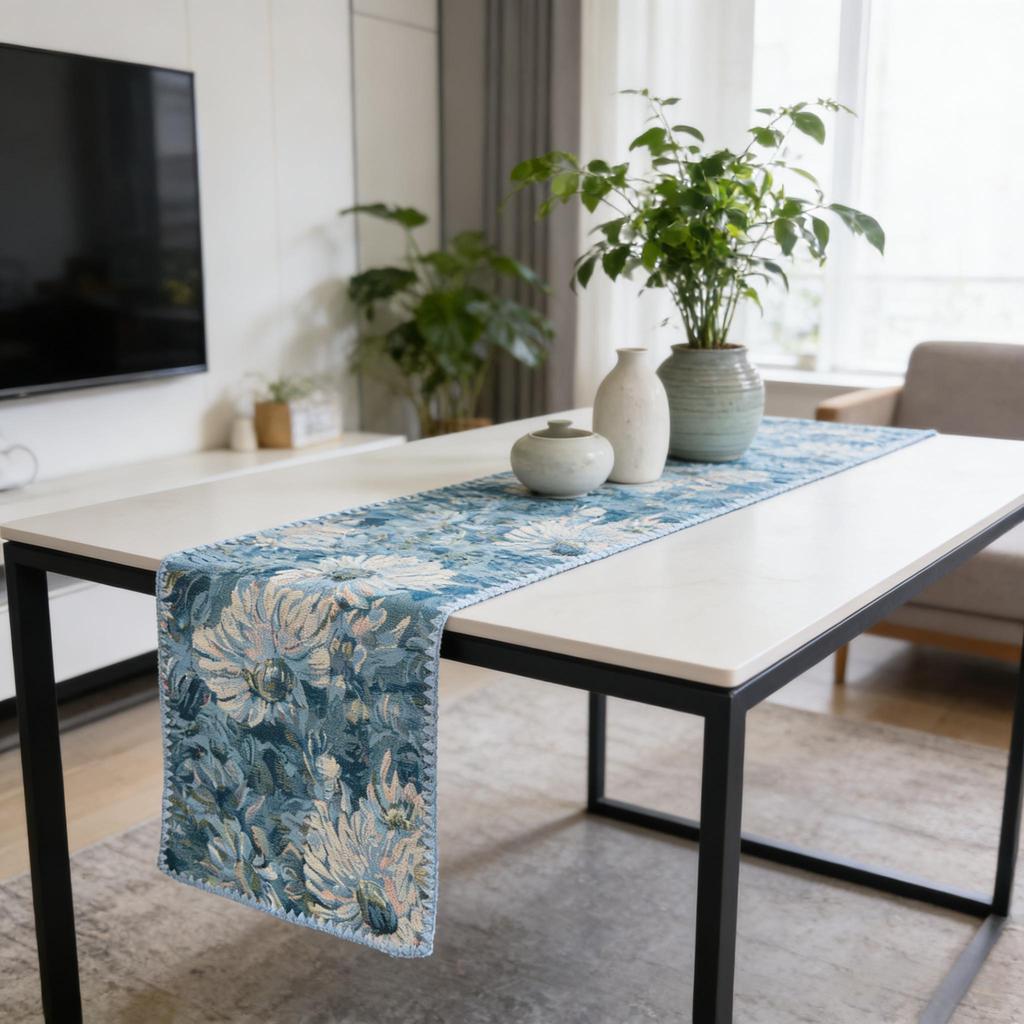 All-match Tablecloth Mat Dining Table, TV Cabinet & Center Table Nordic Cotton Linen Table Runner