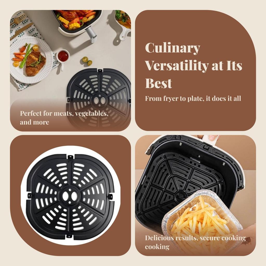 Air Fryer Replacement Grill Pan Parts Grate Insert 21cmx20.5cm