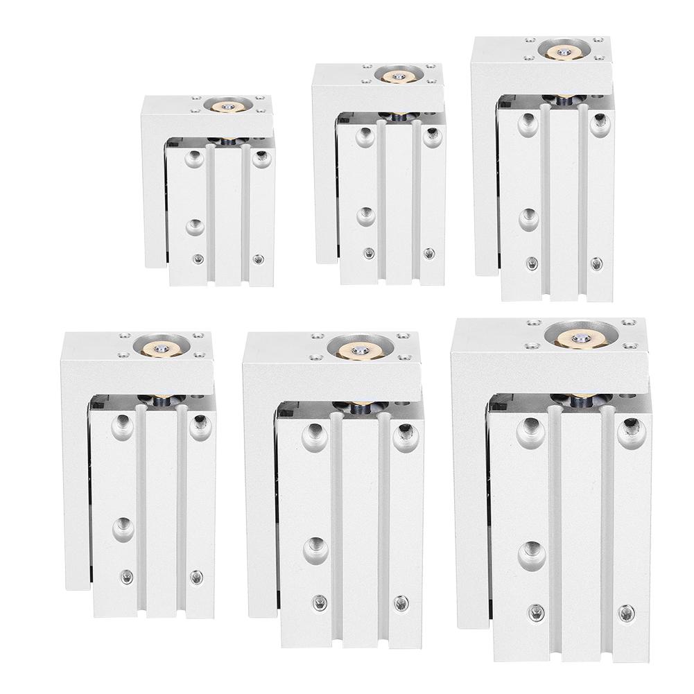 air sliding table cylinder MXH16-50 heavy duty with guide bearing Guide rail cylinder sliding table cylinder air sliding table cylinder MXH16-50 heavy duty with guide bearing Guide rail cylinder sliding table cylinder