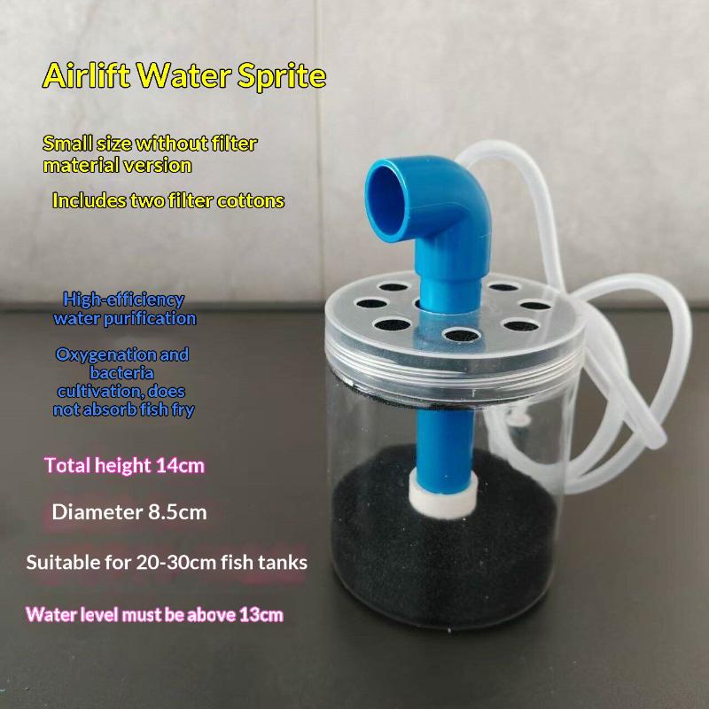 Floating Transparent Acrylic Fish Breeding Box with Water Pump Hatchery Space Saving for Betta Fish Breeding A2