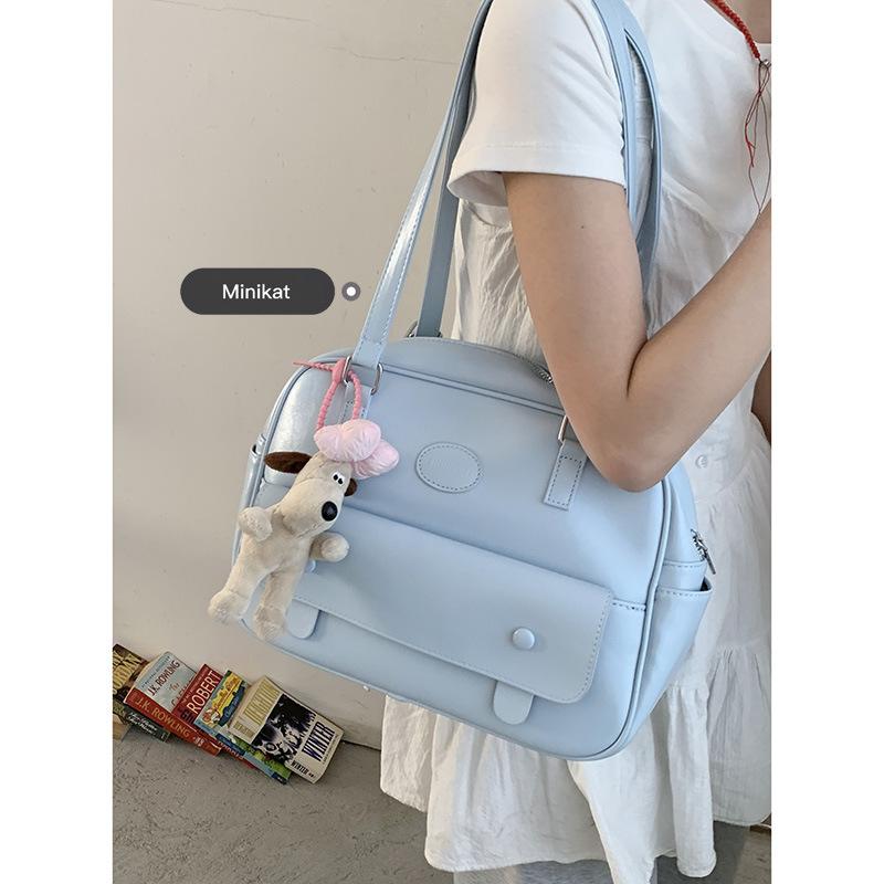 Underarm Briefcase Women's 2025 New Fashion College Style Backpack Large Capacity Shoulder Tote Bag