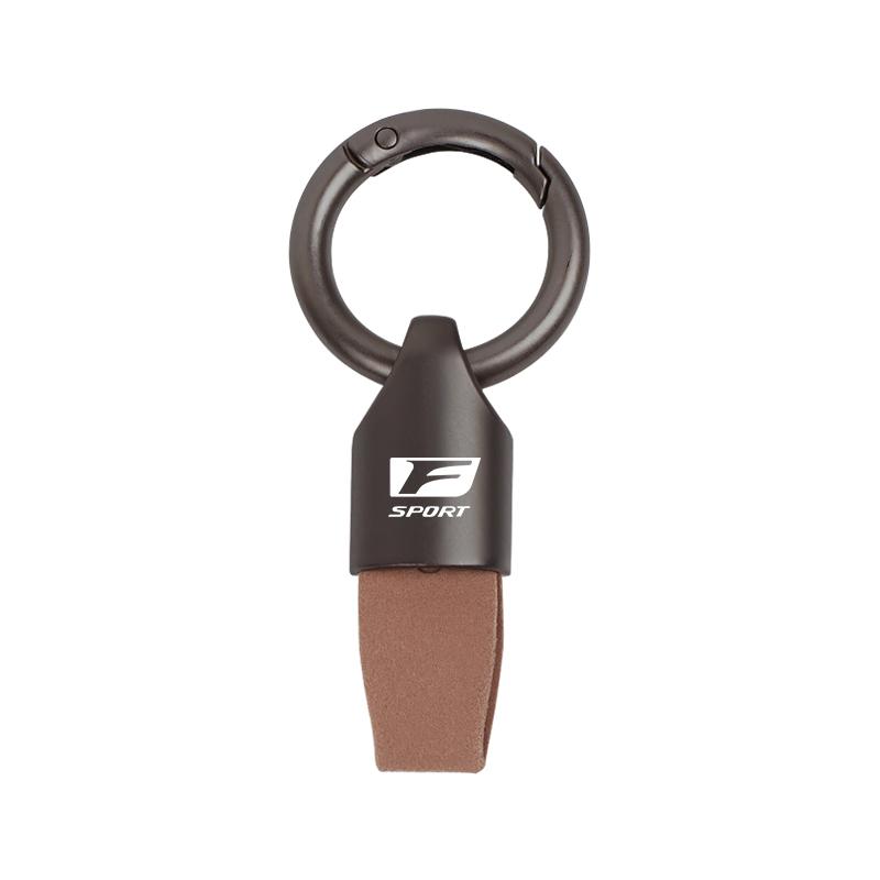 Luxury Men Women Suede/Metal Key Chain Fashion Keychain Key Ring Holder For Lexus LS LC RZ IS350 ES300 GS350 CT200h GX460 LX570