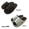 Okamura Slippers with Toe Grip Size Gray Comfort, M,