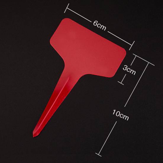 100 buc Inserție de pământ rezistentă la intemperii, în formă de T, marcare impermeabilă PVC, flori horticole și etichete pentru plante Gadget-uri de grădină