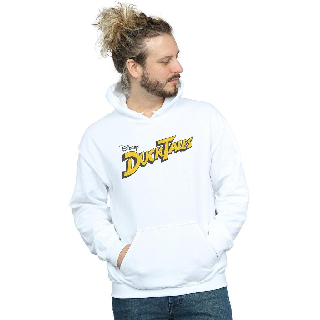 Disney Mens Duck Tales Logo Hoodie