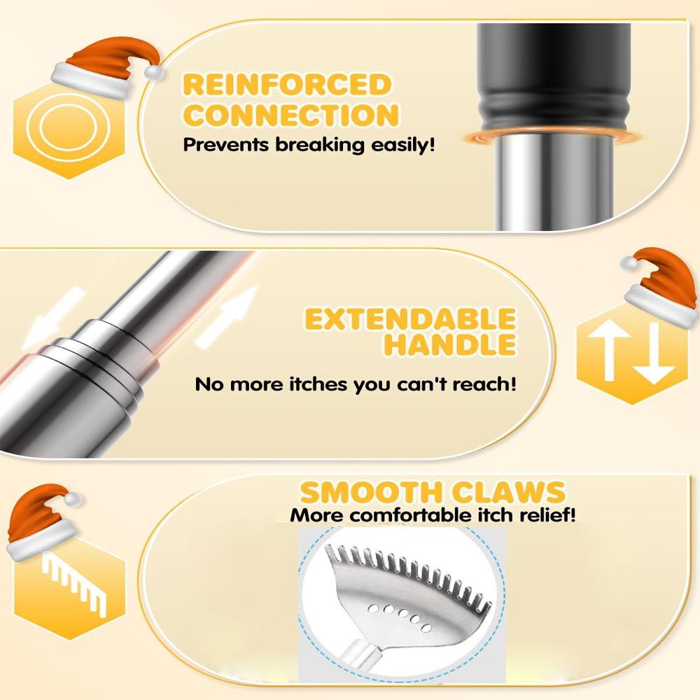 Professional 15-Prong & Paw Grip Massage Set – Textured Stainless Steel Back Scratcher and Pet Cleaning Brush, Ergonomic Dual
