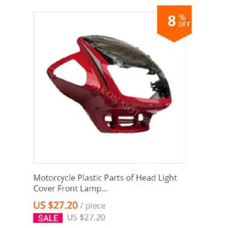 Parafango Anteriore per Moto per Yamaha YBR125 YBZ125 JYM125-8 Moto da Strada Parti di Ricambio Rosso Blu Nero Parafango
