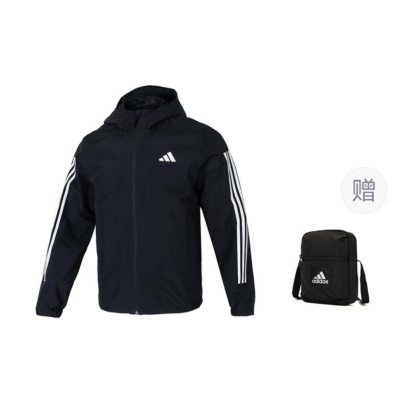 adidas ESSENTIALS 3 Stripes Jackets & Coats Men's Black JD1043