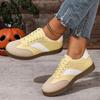 Women's Casual Sports ShoesGirls' N-Slip Lace-Up Low-Top Casual Sports Shoes Wear-Resistant Women's ShoesLightweight Round Toe