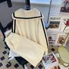 Women Suits Sets Cotton Large Size Pants Thickened Sweaters Coat Top Longs Pants Two-piece Oversize 2PC Suit