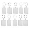 10 Acrylic Photo Holder Keyring Keychain