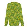 Women's Fashion Round Neck Pullover Top Long Sleeve Tee Christmas Printed Sweatshirt
