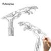 Gold Luxury Leopard Handle Fashion Walking Stick for Party Decorative Walking Cane Elegant Crosier Knob Walking Stick 93cm