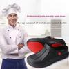 Black Non-slip Kitchen Shoes Rain Shoes Canteen Work Labor Insurance  Hotel Waterproof and Oil-proof Chef Shoes