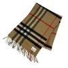 BURBERRY 8024470 Reversible Check logo cashmere Scarf multicolor cashmere Women Used