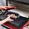 Fuji Boeki Microwave Cooker, 22.7cm W x 12.5cm D x 7.4cm H, Red/Black, Stir-fry, Bake, Boil, Steam, Cook, and Warm, 5044