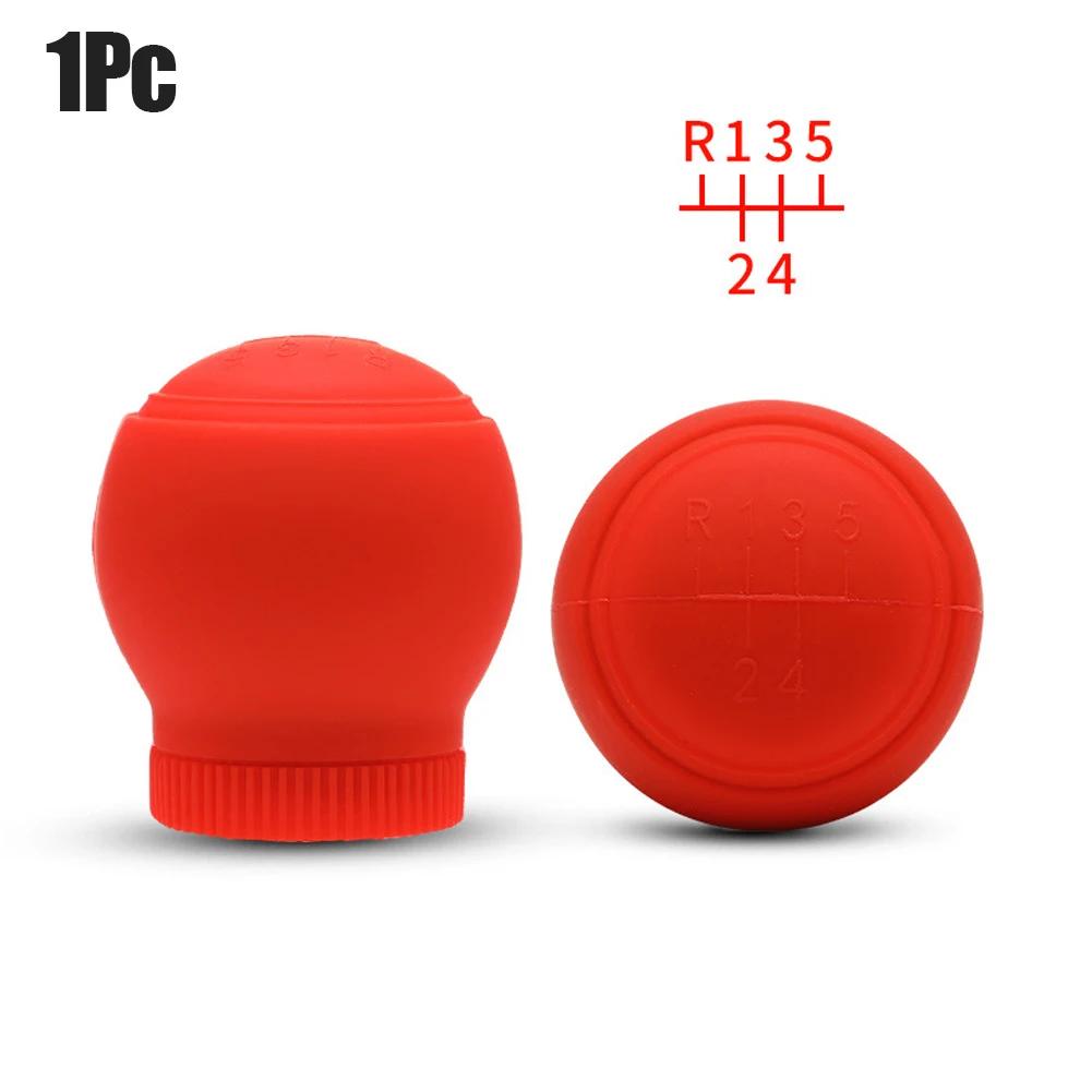 For VW Golf Bora Jetta Passat Silicone 5/6 Gear Head Protective Case Shift Gear Knob Cover Stick Lever Shell Skin Universal