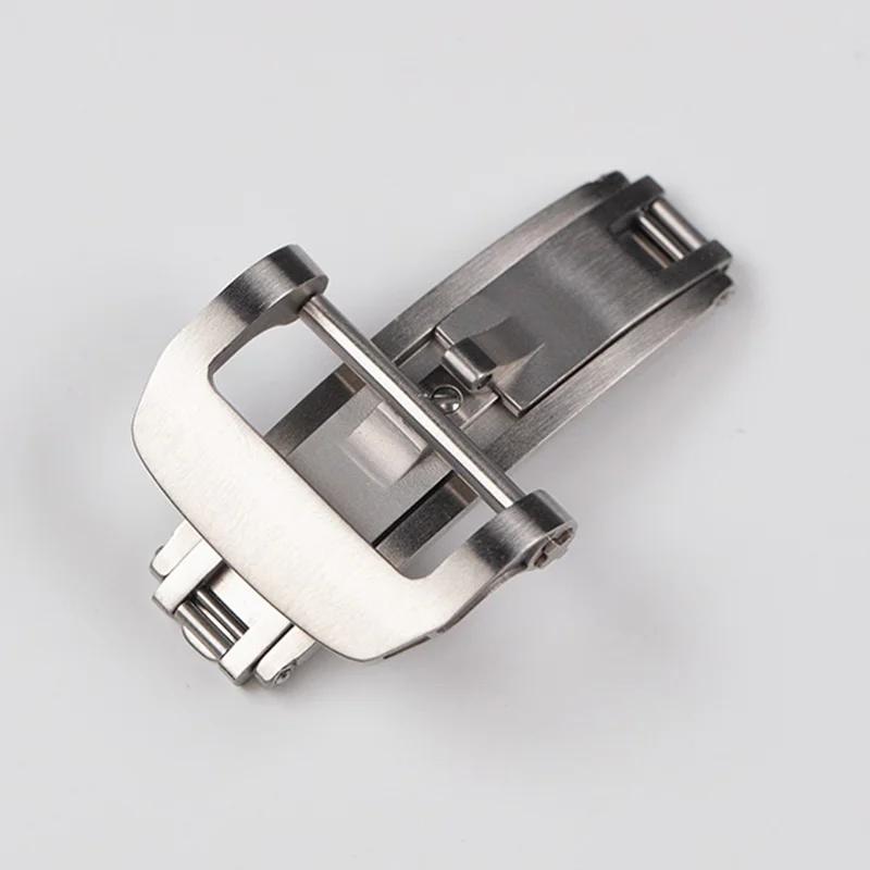 18mm 20mm 22mm RM Clasp Buckle For Apple Watch Gramin Galaxy Watch 3 4 5 Pro For HUWAWEI GT2 3 Pro Rubber Strap Butterfly Buckle