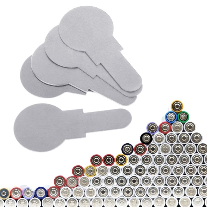 100 Pcs/Lot Nickel Plated Steel Strap Strip Sheets for Battery Pack Spot Welding Spot Welder Strap Equipment Tools