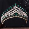 Bridal Rhinestone Crown Alloy Material Luxury Style Wedding Hair Accessory
