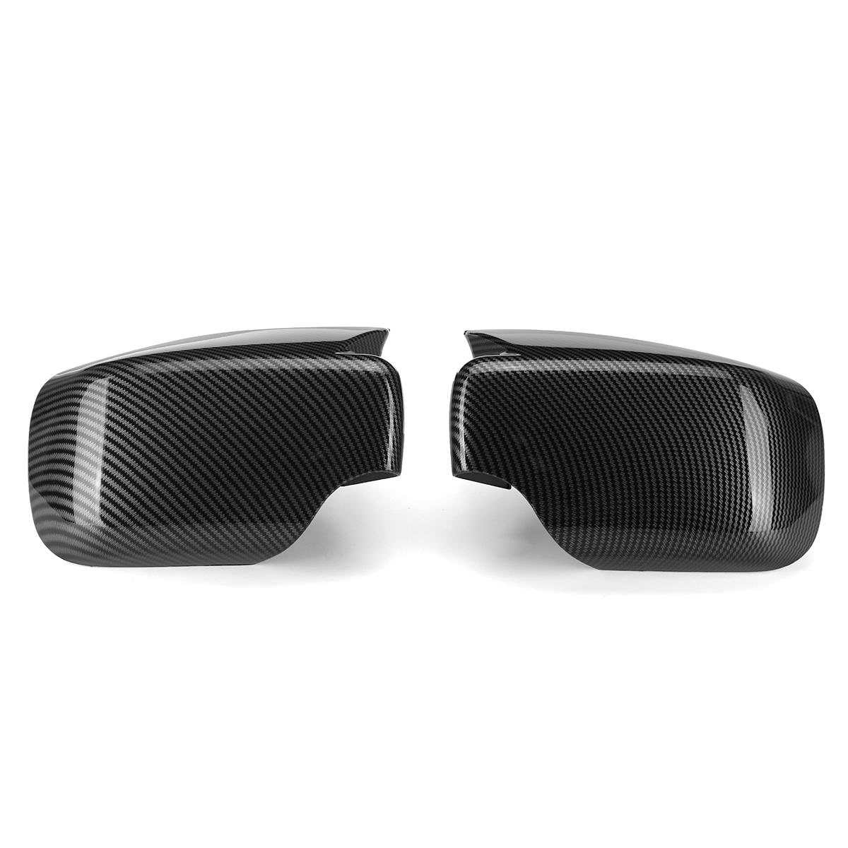 

Пара накладок на зеркала заднего вида, боковые крышки зеркал для BMW E46 E39 Sedan/Touring 1998 1999 2000-2005 ABS Carbon Fiber Color Gloss Blac