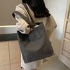 Embroidered Canvas Bag Female New Student Portable Versatile Commuter Shoulder Tote Bag