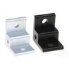 Aluminum Profile Corner Code Anchor Wheel Connector Right-angle Extrusion Foot Pad Mounting Bracket For 20/30/40 Alu Profiles